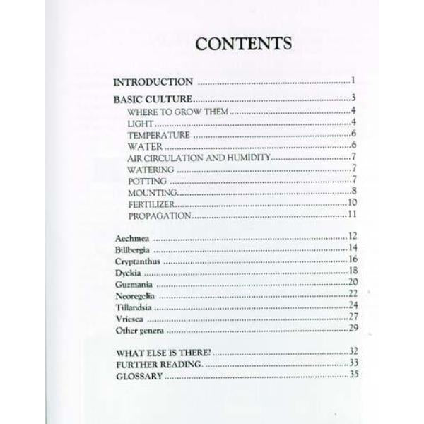 Bromeliads: a Cultural Manual, BSI International | Bromeliad Paradise